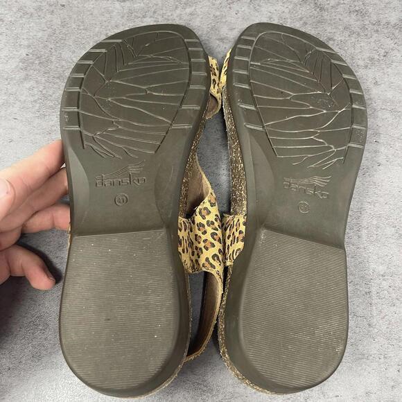 Dansko Sandals Womens Size 10 (41) Coquette Flower Cutout Strap Slip On - Picture 7 of 9